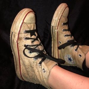 White Ankle Converse